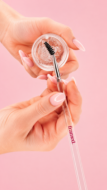 Brow Sculpting Brush | Dual-Ended Spoolie & Spatula Applicator